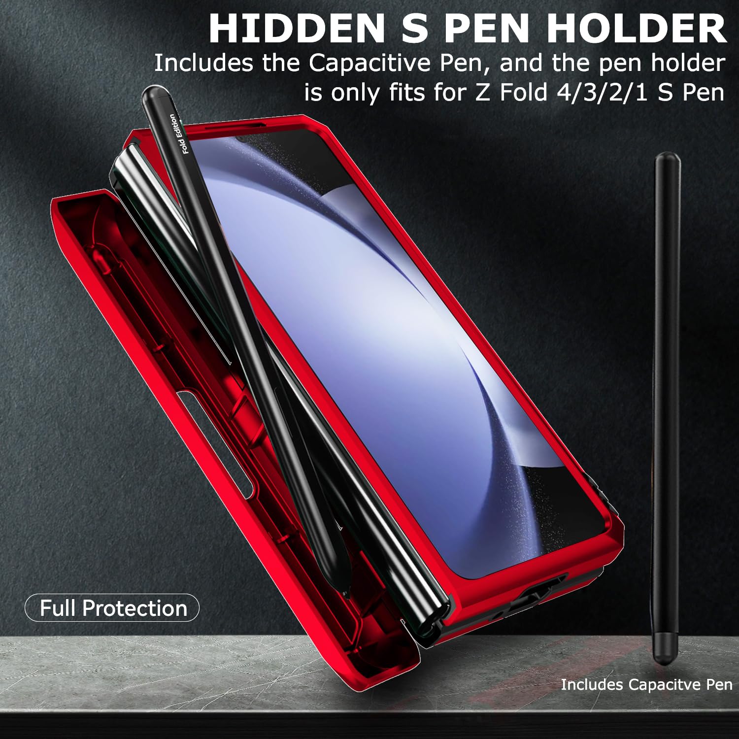 Samsung Galaxy Z Fold5 とペン付きケースセット Amazon.co.jp: Galaxy Z Fold5 用 ケース ガラスフィルム 一体型